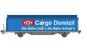 SBB Schiebewandwagen Hbis 42 RIV 85 - Kiss Schweiz 560205 Spur 1